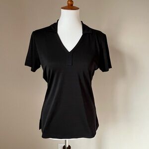 Callaway Black Short Sleeve Golf Polo